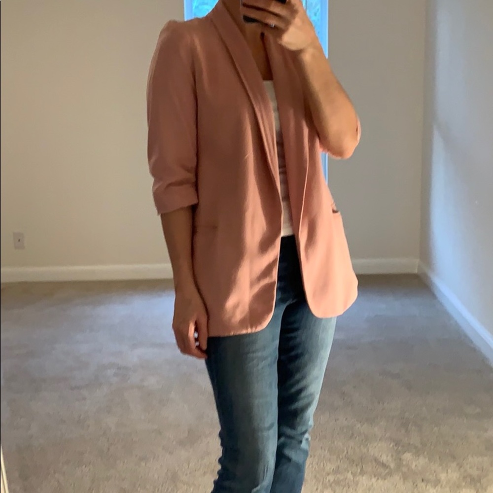 🌺BAR III🌺 pink blush jacket size S